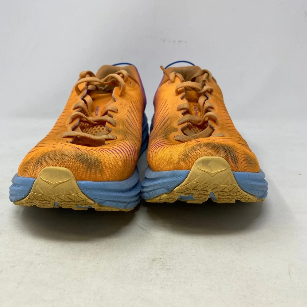 Hoka Rincon 3 Wide‎ Women 9.5D Orange Fuchsia Running Shoes 1121371-MOCY
